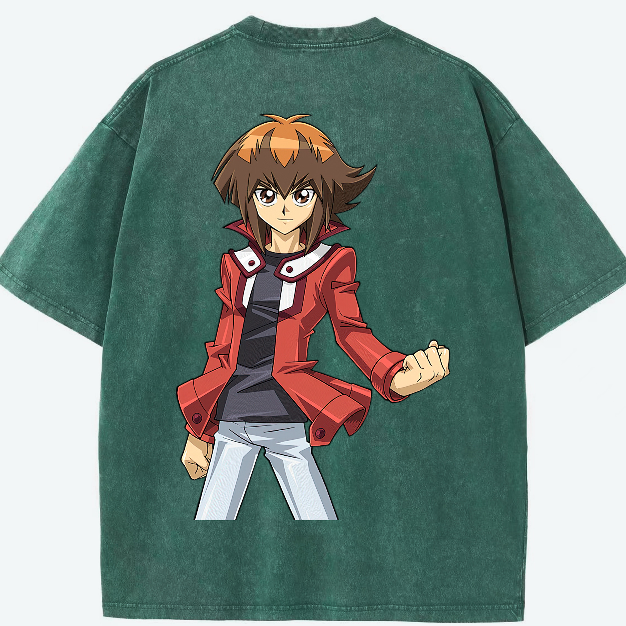 （画像用） 遊☆戯☆王 Yu-Gi-Oh! 綿100% ヴィンテージ風 半袖Tシャツ（背面プリント）